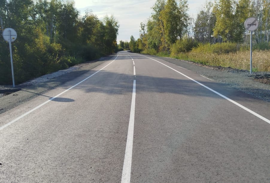 Новосибирская область: в Барабинском районе отремонтирована дорога у села Кармышак