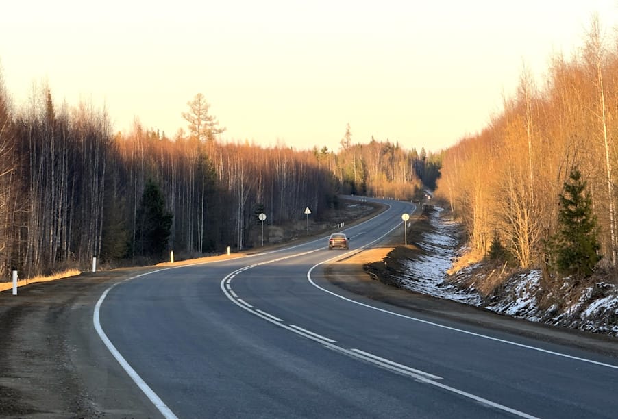 Красноярский край: завершен капремонт первого участка трассы до села Богучаны